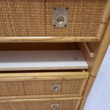 Chambre en bambou vintage, Dal vera, osier