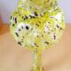 Soliflore balloon vase, art deco in clichy glass