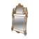 Regency style mirror in gilded wood, first half of the 19th century.