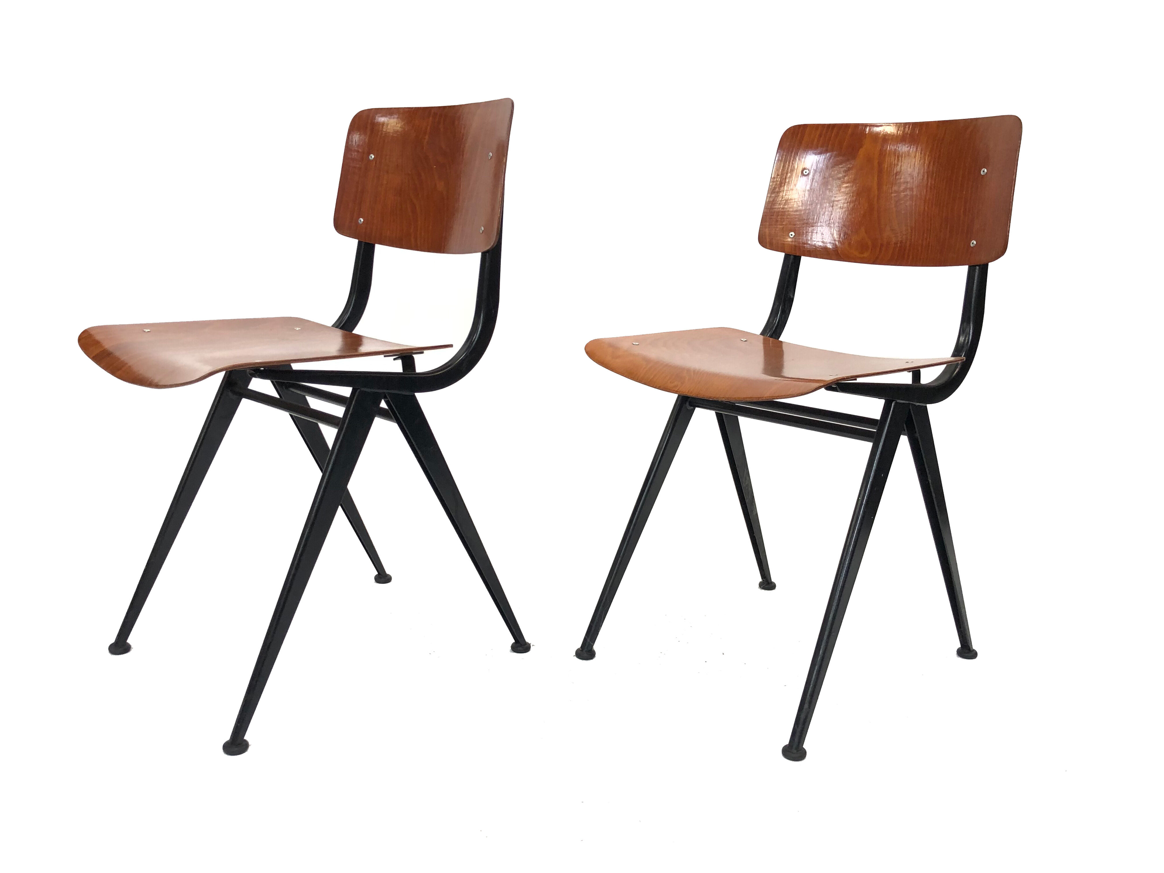 Eromes Marko vintage compass school chair