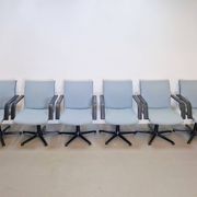 Vintage Michigan Office Chairs by Geoffrey Harcourt for Artifort, 1980s, Set of 6