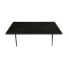 Table basse verre rétro-laqué noir