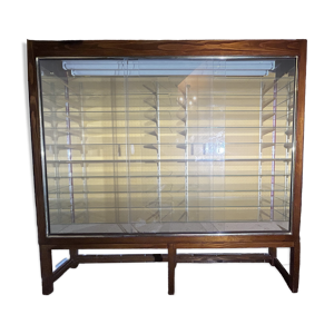 vitrine vintage en bois