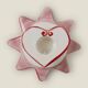 Star-heart candle holder