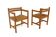 Set of 2 Scandinavian "Asserbro" armchairs, Børge Mogensen, Sweden, 1960
