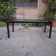 Italian Black Model LC6 Dining Table by Le Corbusier, 1980s