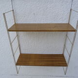 Modular wall shelf string