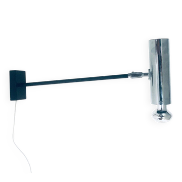 Mid-Century Modern Design Chrome Spot Wall Lamp, 1960s