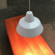 Modern Danish enamel pendant lamp from the mid-century by Louis Poulsen, 1960s.