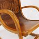 Curved wooden rocking chair for children Bauhaus Brockhage Andrä period, Germany, 1950s