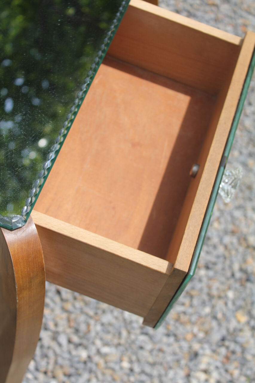 Art deco bedside mirror