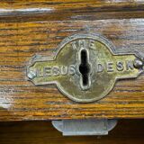 American oak desk