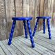 Pair of twisted stools or tables