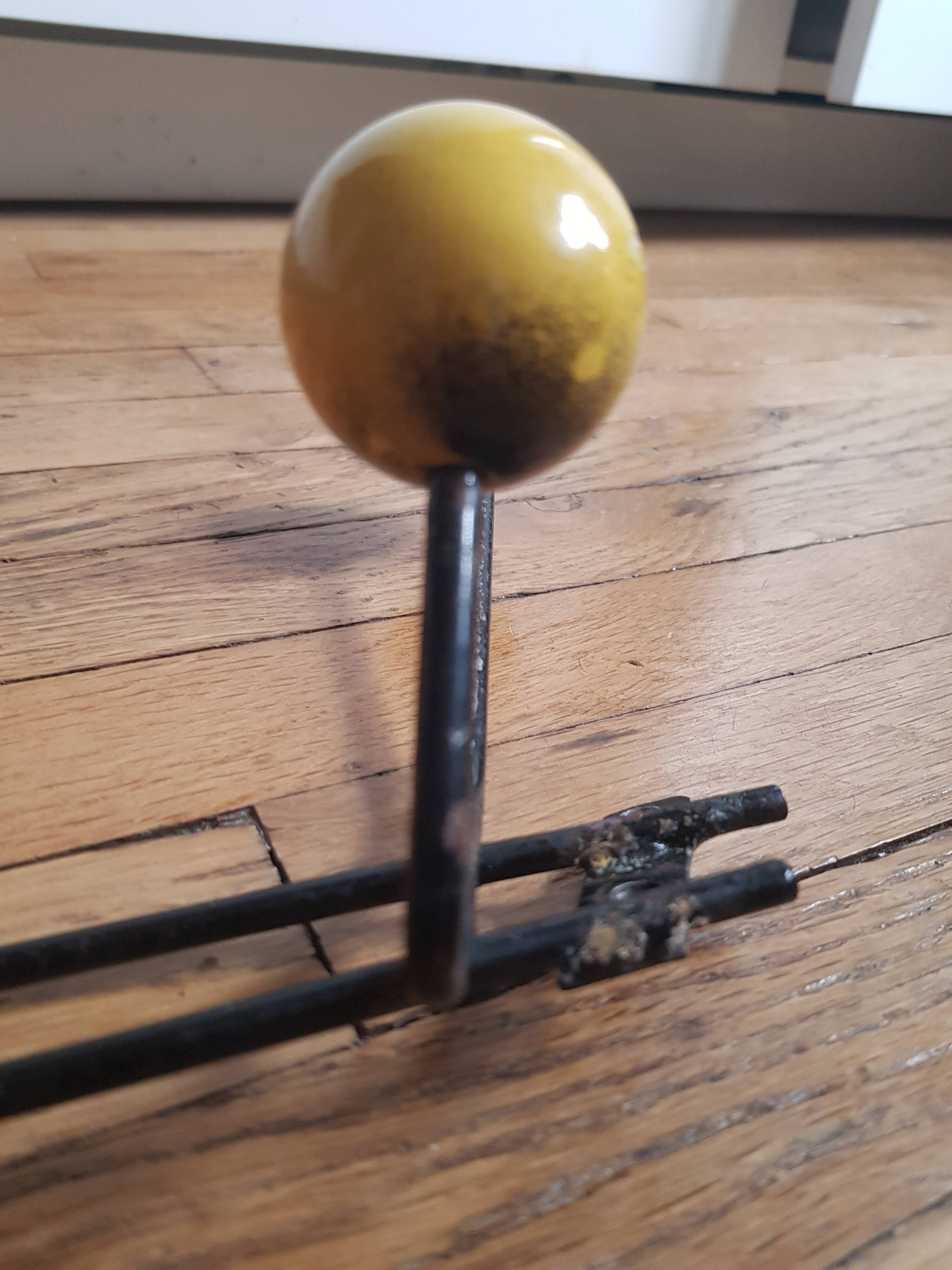 Vintage wall coat rack