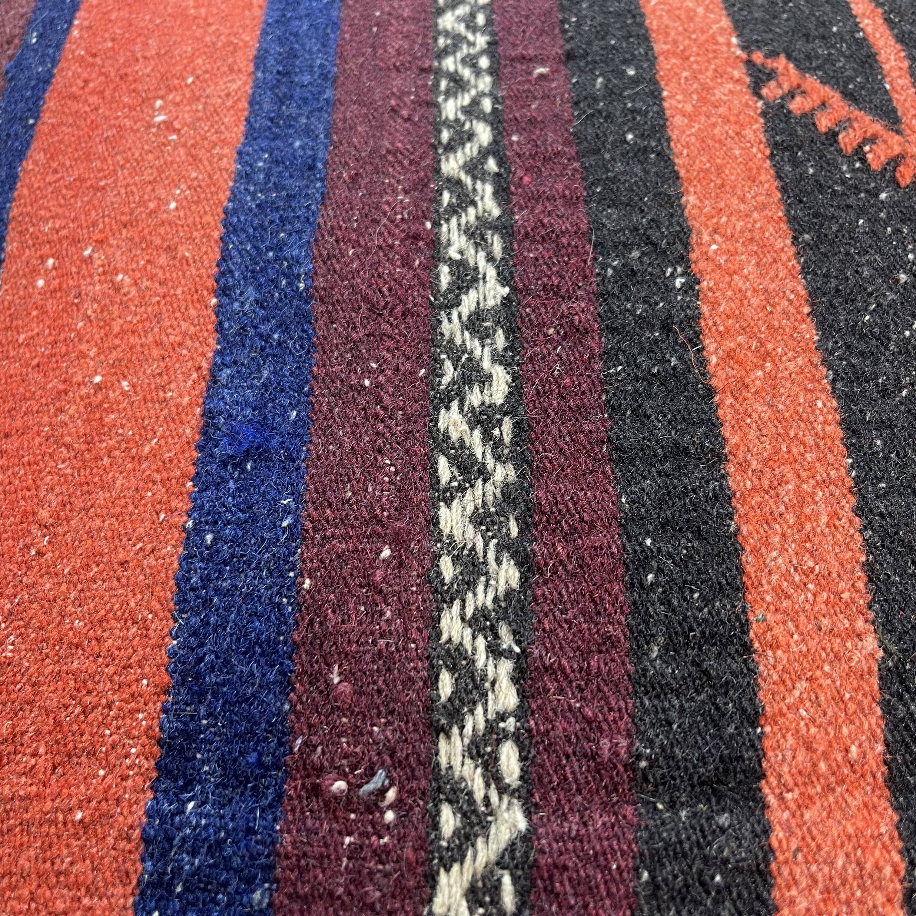 Vintage Turkish KIlim Cushion Cover, 60x60 cm