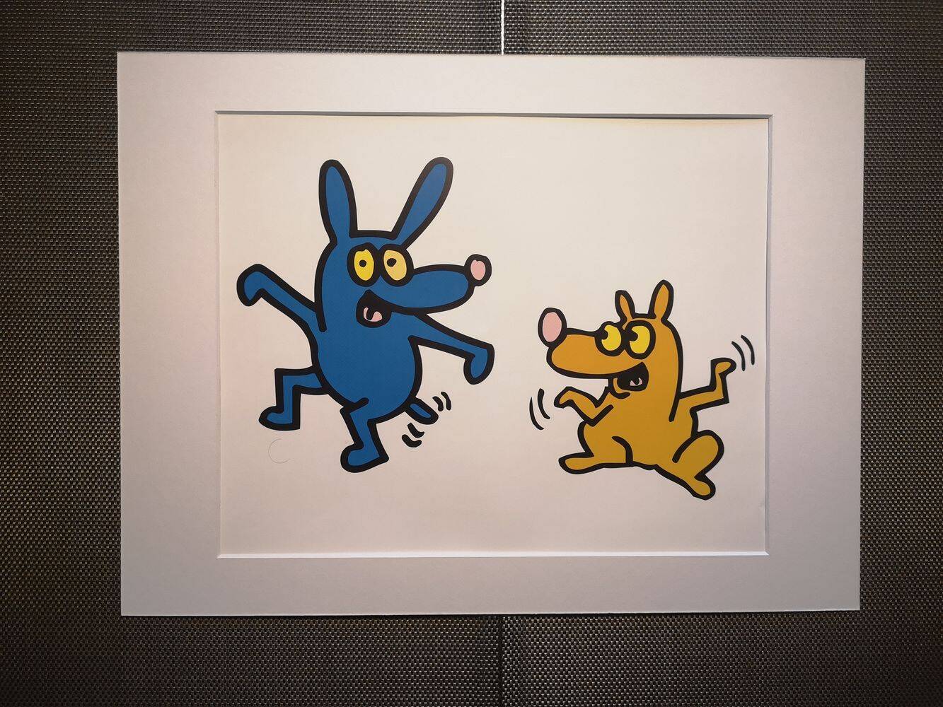 Illustration by Keith Haring - 'Animals' series - 2/12