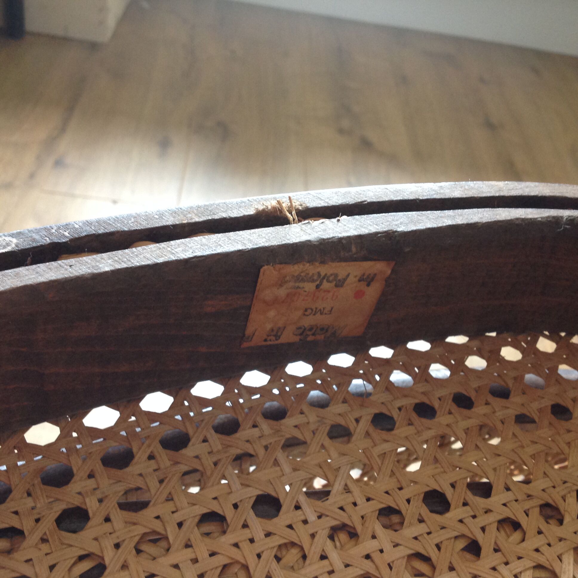 4 chairs 811 Hoffman Thonet