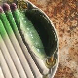 Asparagus plate in Sarreguemines dabbling.