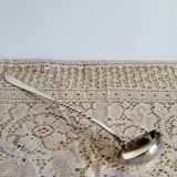 Punch ladle, cocktail, in silver-plated cherry metal.