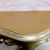 Golden wall console