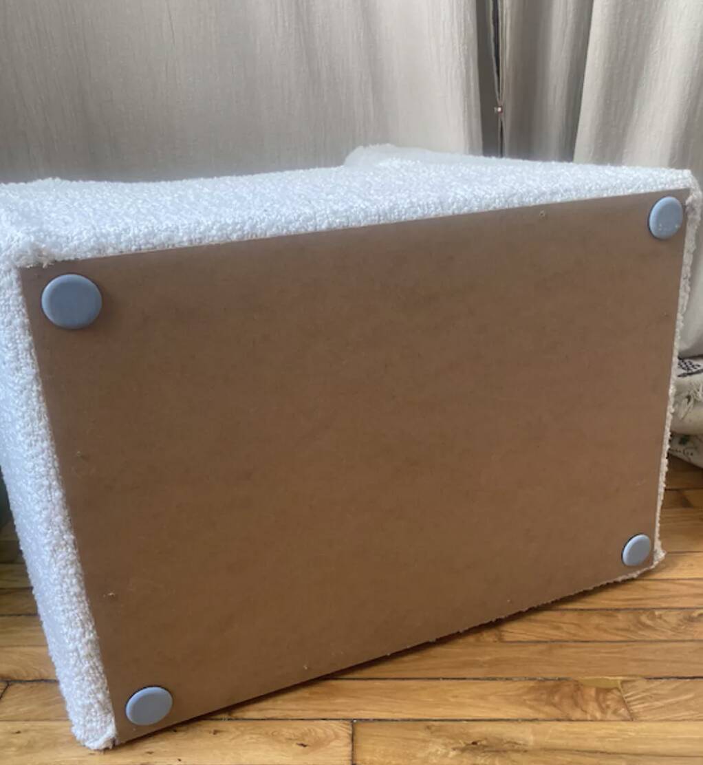 Boucle wool fireside chair