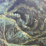 Still life with cabbage old painting