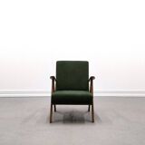 Mid Century Easy Chair Model B - 310 Var in Light Green Buckle
