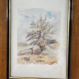 Painting: Lithograph - Autumn Landscape