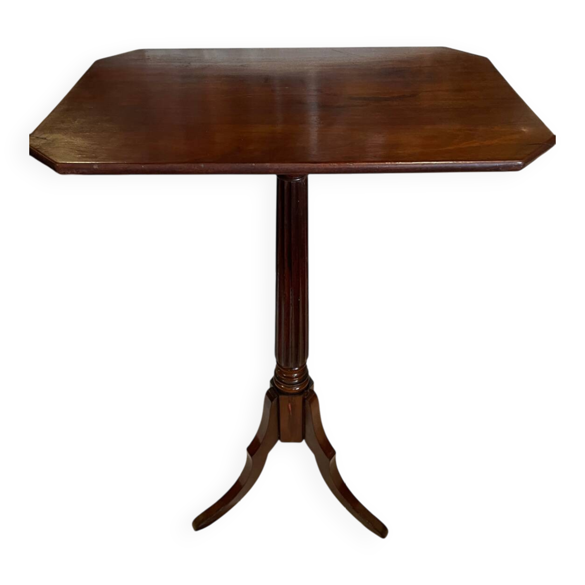 19th century mahogany pedestal table