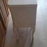 Louis XV style cherry wood bedside table