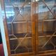Vitrine placage acajou