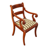 Antique mahogany armchair in the Edwardian / Sheraton Revival style, 19th/2