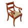 Antique mahogany armchair in the Edwardian / Sheraton Revival style, 19th/2