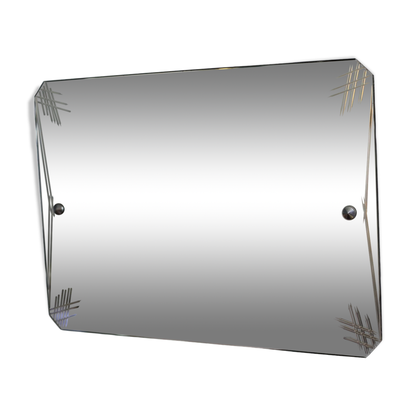 Rectangular beveled mirror 60x42