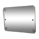 Rectangular beveled mirror 60x42