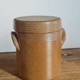Set of 4 stoneware grease pots