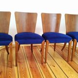 H-214 Chairs attributed by Jindřich Halabala for Up Zavody, 1950s, Set of 4