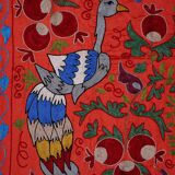 Hand-knotted rug, vintage Turkish rug 103x186 cm