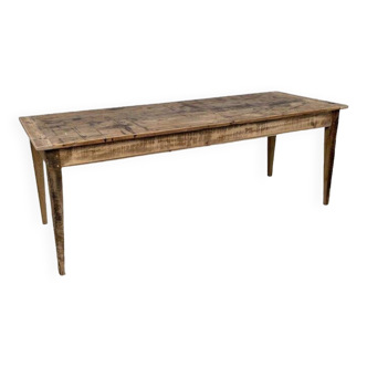 Table de ferme en pin des années 1900