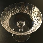 Lot of six glasses waterford crystal champagne alana pattern glasses crystal cup