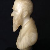 Buste en albâtre fin XIXème siècle, Italie
