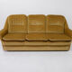 Vintage sofa yellow/gold 1970s