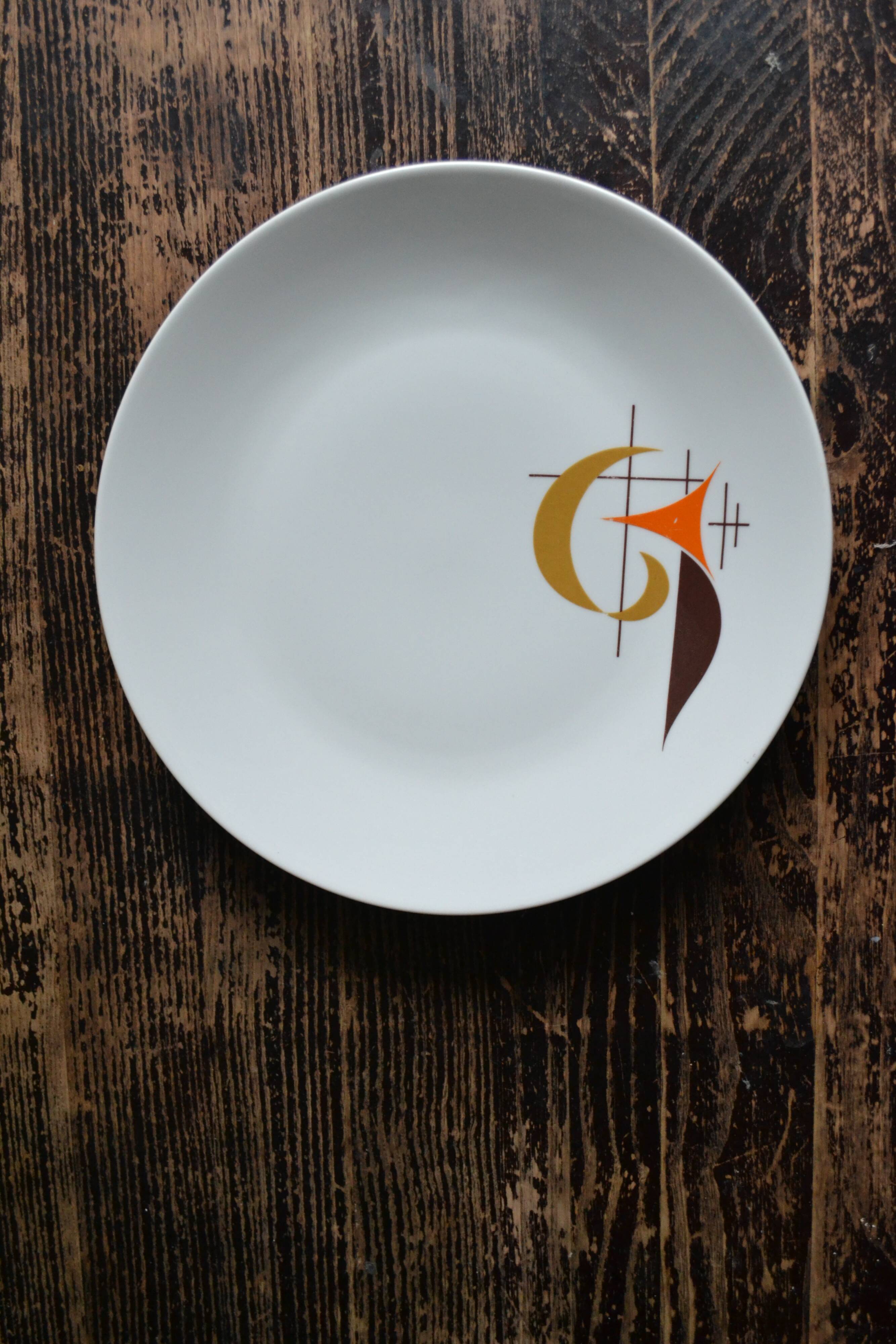 Round porcelain dish Schirnding Bavaria 70s