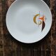 Round porcelain dish Schirnding Bavaria 70s