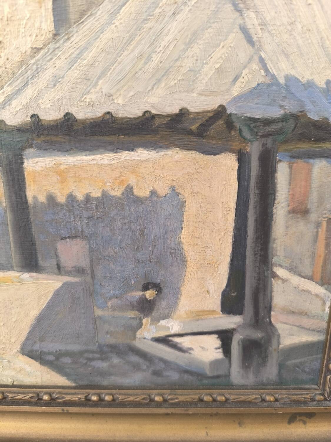 Orientalist painting from the early 20th century