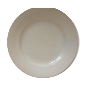 Assiette porcelaine estampillée Pyroblan