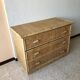 Vintage rattan chest of drawers