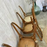 set of 3 mismatched bistro chairs