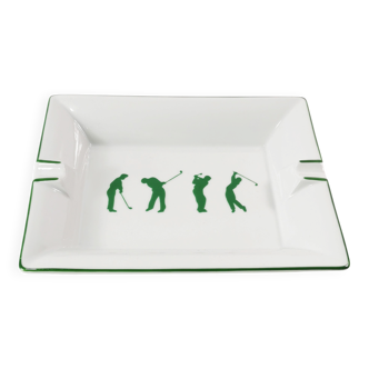 Porcelain cigar ashtray, Philippe Deshoulieres, France, 1980s.
