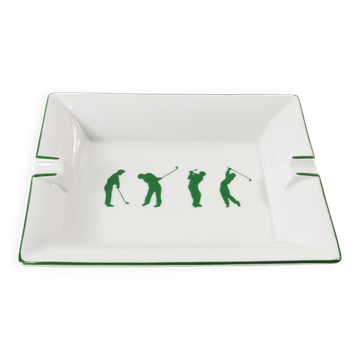 Porcelain cigar ashtray, Philippe Deshoulieres, France, 1980s.